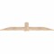 Ekena Millwork Eugene Smooth Timber Gable Bracket, Douglas Fir, 72"W x 15"H x 1 1/2"D x 5 1/2"F, 5/12 Pitch GBW072X15X0206EUG00SDF - alternate 4